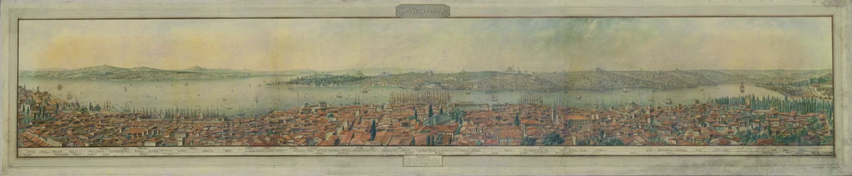 Utsikt över Konstantinopel