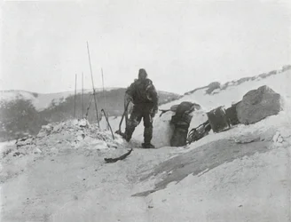 Browning at the Igloo Door, 1912, 1913