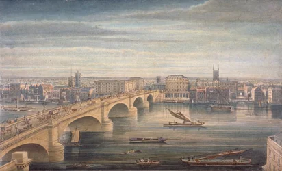 London Bridge, London, c1835