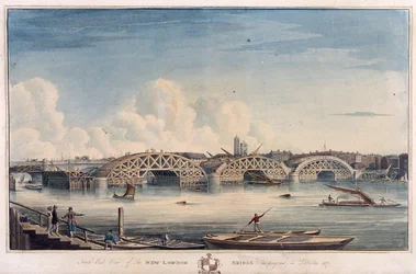 新しいロンドン橋、ロンドン、1827年スウェーデン語
