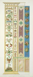 Panel från Raphael Loggia i Vatikanen, från 