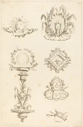 Motiv för tail-Pieces: pl. 10