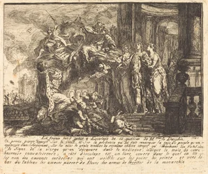 Allegori om Dauphins konvalescens (Allegorie sur la convalescence du Dauphin)
