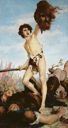 David segrar över Goliat, 1876