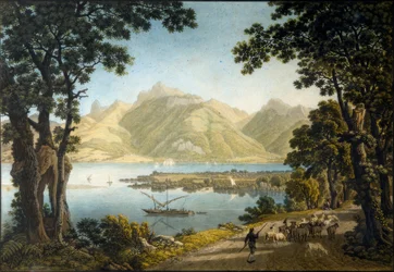 Genfersjön vid Le Bouveret