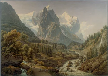Wetterhorn och Rosenlaui