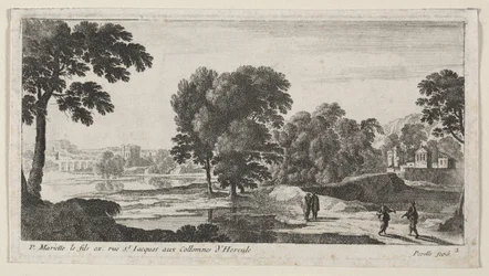 Landskap med figurer