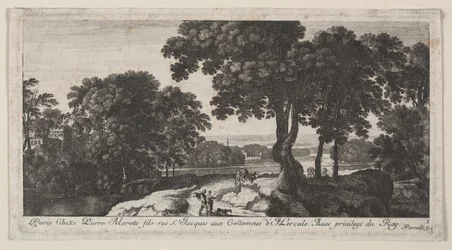 Landskap med figurer