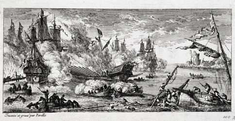 Sjöslaget vid Agosta (nuvarande Augusta på Sicilien) mellan den franska flottan och en spansk och holländsk allians den 22 april 1676. Kallas även slaget vid berget Gibel (berget Gibel) eller slaget vid Famagusta.