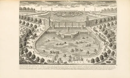 The Extremity of the Garden of Marly, från "Les Delices de Versailles et des Maisons Royales" av Charles-Antoine Jombert, 1766