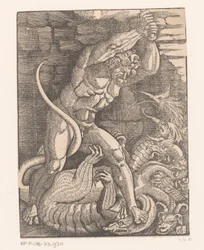 Herkules dödar Lernas Hydra Labours of Hercules (serietitel)