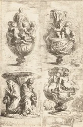 De fyra vaserna, 1754.