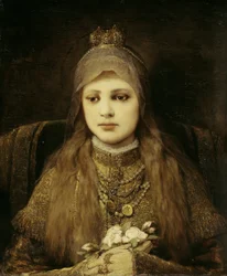 Sankta Elisabeth som ett barn