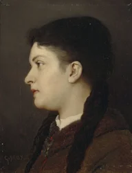 flicka porträtt