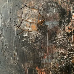 Mörkt, sprucket, abstrakt