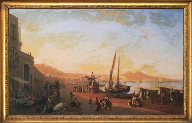 Italien, Neapel från Mergellina
