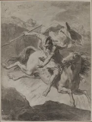 Marcus Curtius död, 1799
