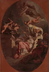 Offret av Iphigenia, 1789.