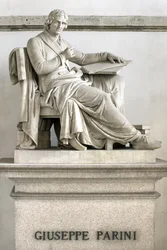 Staty av Giuseppe Parini, 1838