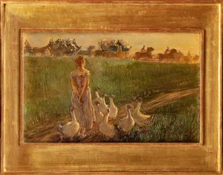 Goose Keeper (olja på duk)