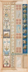 Pilaster Loggia II (prydnad med en sadelhäst i mittsektionen)