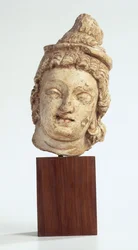 Bodhisattva, Kushan-dynastin, 100-400 (stuckatur)