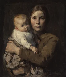 Mor och barn, c.1906