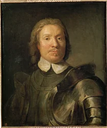 Oliver Cromwell i rustning ... (målning på duk)