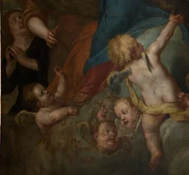 Sockenkyrka (Sint-Walburgakerk). Målning. Gaspar de Crayer. 1652