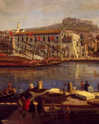Utsikt över Neapel, av Gaspar van Wittel (cirka 1652-1736)