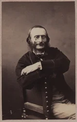Porträtt av Jacques Offenbach 1819-1880, ca 1860.