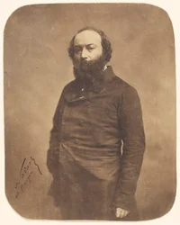 Porträtt av Théodore Rousseau 1812-1867, 1855-1859.