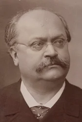 Porträtt av kompositören Charles Lecocq 1832-1918.