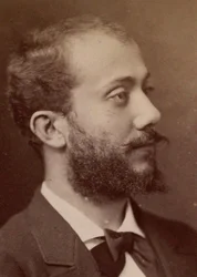 Porträtt av kompositören Alexandre Luigini 1850-1906, 1900.