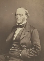 Porträtt av kompositören Jacques Fromental Halévy 1799-1862, 1855-1859.