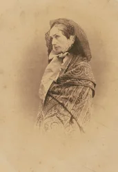 Porträtt av operasångerskan Rosine Stoltz 1815-1903, 1855-1859.