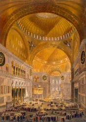 Hagia Sofia, Konstantinopel, 1852