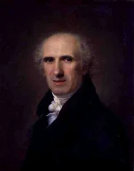 Porträtt av Antonio Canova (1757-1822) (olja på duk)
