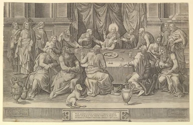 Den sista måltiden, 1564.