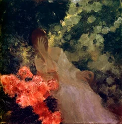 I trädgården, 1898.