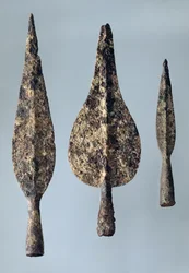 Lance and Javelin Heads, 475-300 f.Kr. (brons)