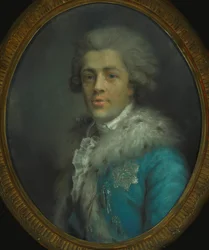 Porträtt av greve Roman Ignacy Franciszek Potocki 1750-1809, ca 1784