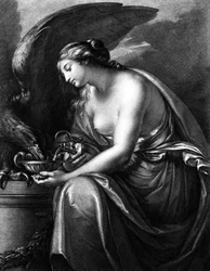Hebe, graverad av Domenico Cunego