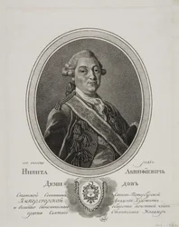 Porträtt av Nikita Akinfievich Demidov 1724-1789, 1786