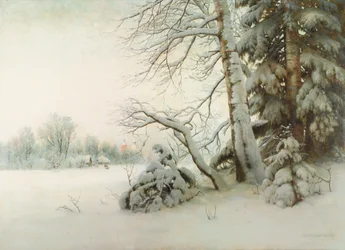En vintermorgon, 1901