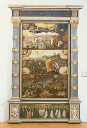 Öppnandet av det sjätte inseglet, Hesekiels vision och den sista domen, 1584