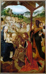 Altare. Magiernas tillbedjan (olja på trä)
