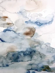 Blåbrun abstrakt himmel