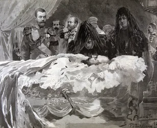 Tsar Alexander III:s död, november 1894.