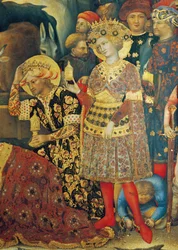 Tillbedjan av Magi detalj av kungar